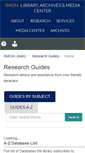 Mobile Screenshot of libguides.smcm.edu
