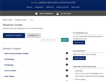 Tablet Screenshot of libguides.smcm.edu