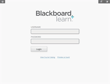 Tablet Screenshot of blackboard.smcm.edu